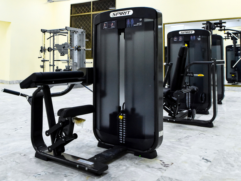 Бицепс машина в положении сидя SPIRIT SP-3506 со стеком 90 кг SP-3506 (Mакс.вес)
