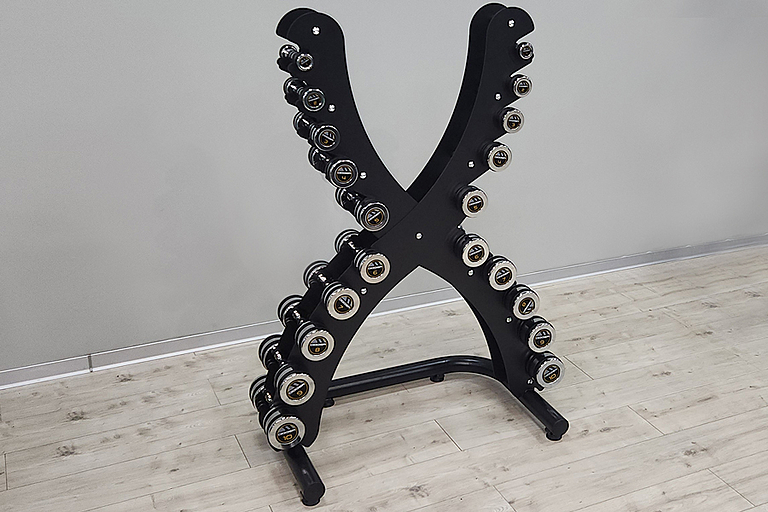 Комплект хромированных гантелей 10 пар от 1 до 10 кг Hasttings Digger HD51D5B-1-10