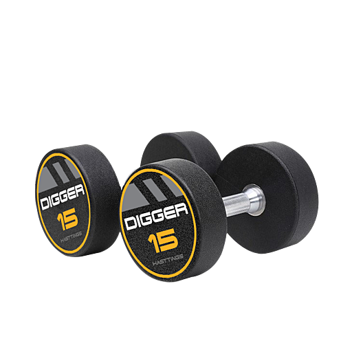 Комплект полиуретановых гантелей 10 пар от 2.5 до 25 кг Hasttings Digger HD51D4C-2.5-25 HD51D4C-2,5-25