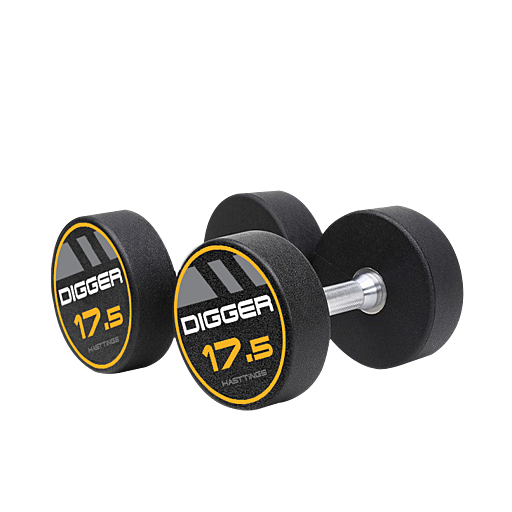 Комплект полиуретановых гантелей 10 пар от 2.5 до 25 кг Hasttings Digger HD51D4C-2.5-25 HD51D4C-2,5-25