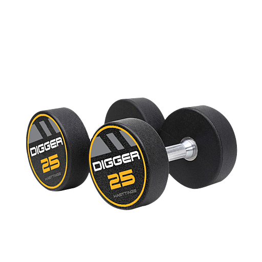 Комплект полиуретановых гантелей 10 пар от 12.5 до 35кг Hasttings Digger HD51D4C-12.5-35 HD51D4C-12,5-35