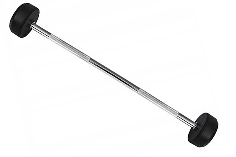 Комплект прямых фиксированных обрезиненных штанг 5 шт от 10 до 20кг Digger HD51G2A-10-20