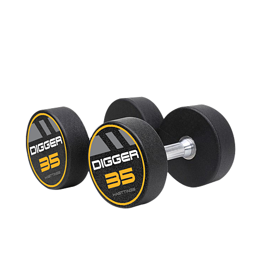 Комплект полиуретановых гантелей 5 пар от 27.5 до 37.5кг Hasttings Digger HD51D4C-27.5-37.5 HD51D4C-27,5-37,5