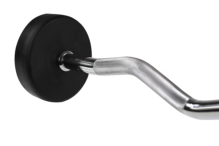 Комплект изогнутых фиксированных штанг, обрезиненных 5 шт от 25 до 45кг Digger HD51G2B-25-45