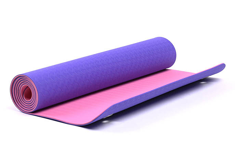 Коврик для йоги TPE 6 мм, фиолетовый, двухсторонний (с люверсами) Hasttings Digger HD22D1C-Purple
