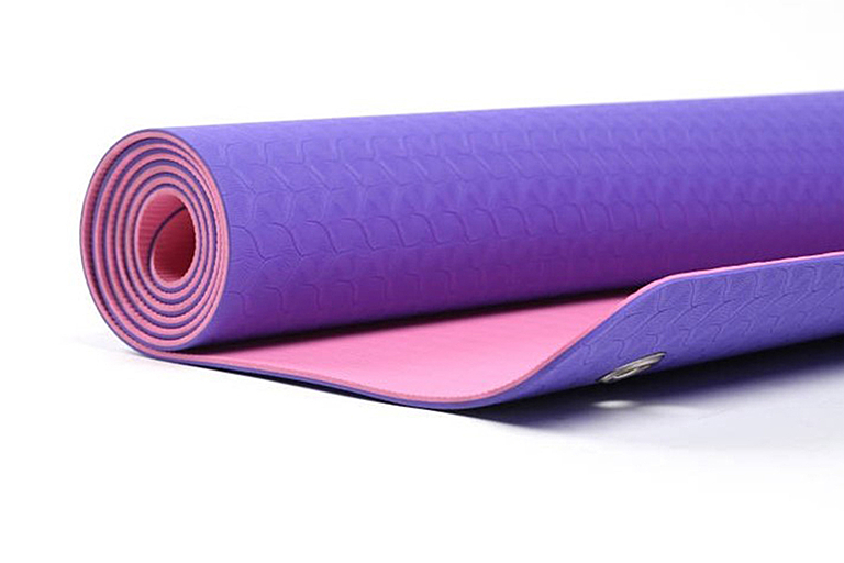 Коврик для йоги TPE 6 мм, фиолетовый, двухсторонний (с люверсами) Hasttings Digger HD22D1C-Purple