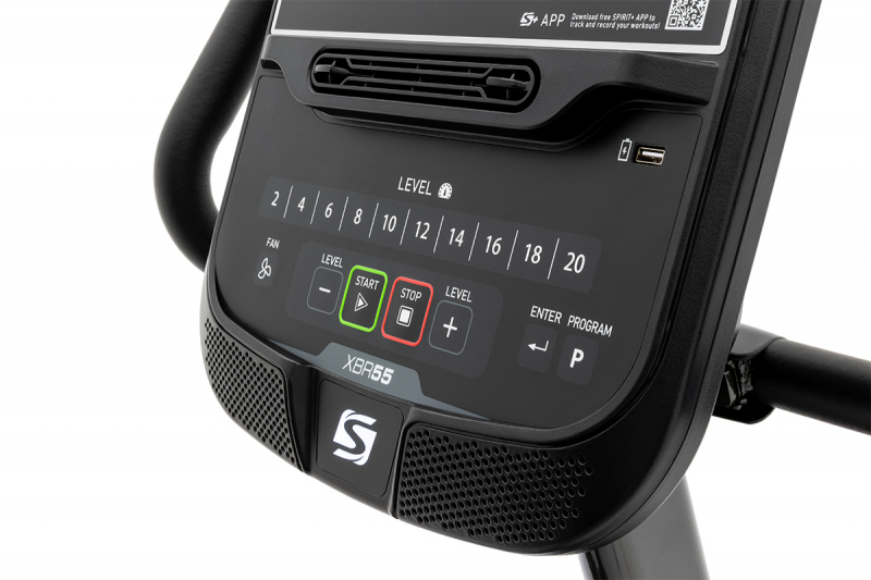 Велотренажер SPIRIT XBR55 BLACK XBR55BL