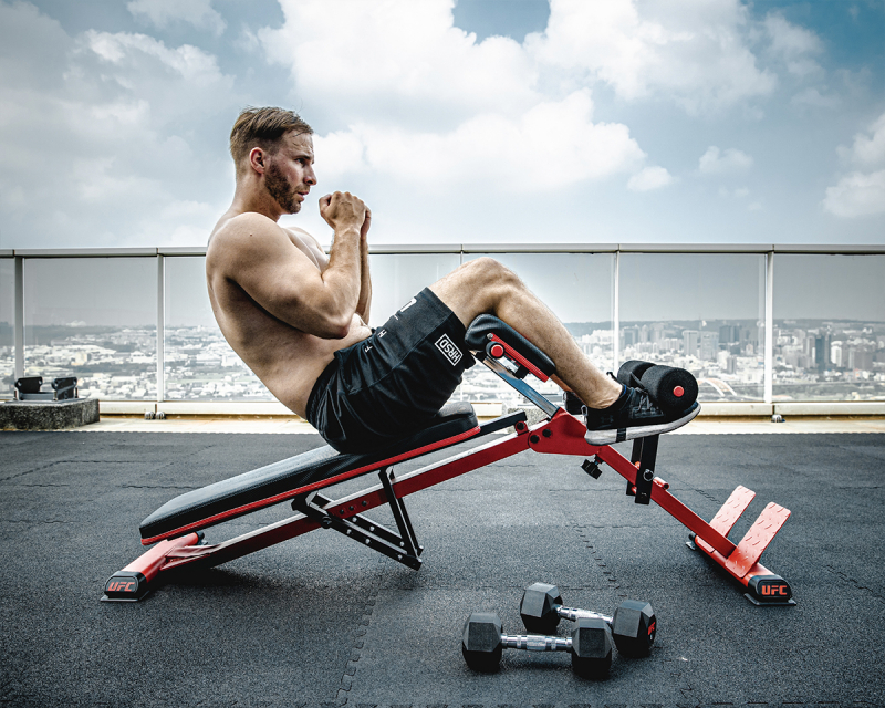 UFC Скамья для пресса и разгибания спины UHB-69903