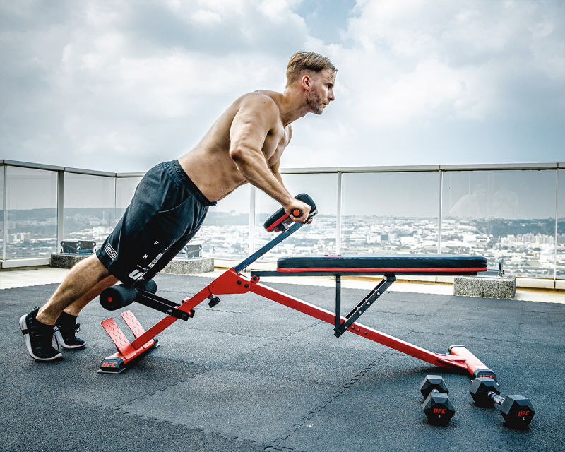 UFC Скамья для пресса и разгибания спины UHB-69903