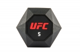 Комплект обрезиненных октагональных гантелей 10 пар от 2.5 до 25кг UFC Octagon Dumbbell UHA-75538-84