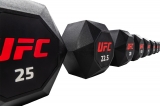 Комплект обрезиненных октагональных гантелей 10 пар от 2.5 до 25кг UFC Octagon Dumbbell UHA-75538-84