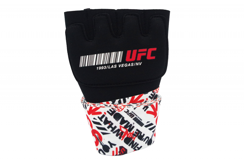 Гелевые бинты UFC Gel Glove Wraps RD/WH, SM UHK-75692
