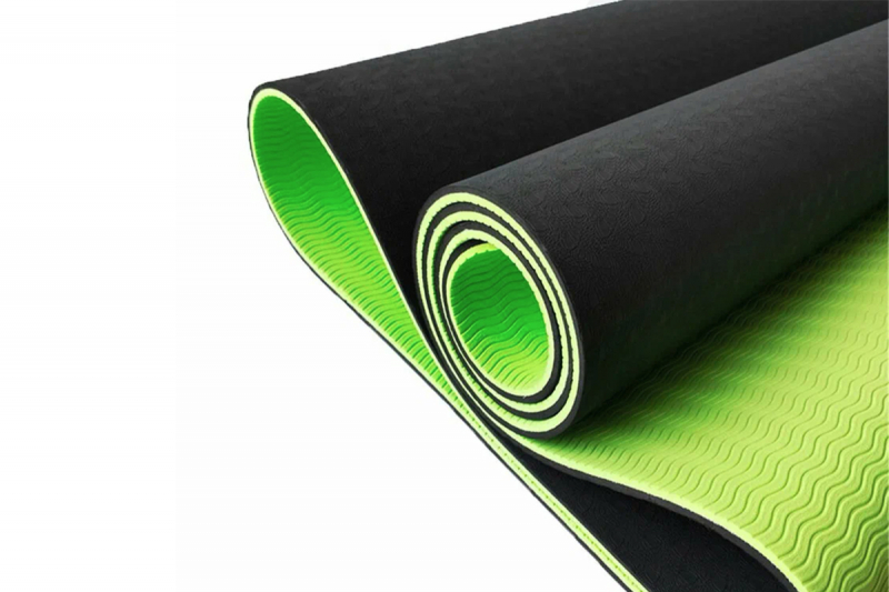 Коврик для йоги TPE 6мм, зеленый, двухсторонний Hasttings Digger HD22D1A-Green