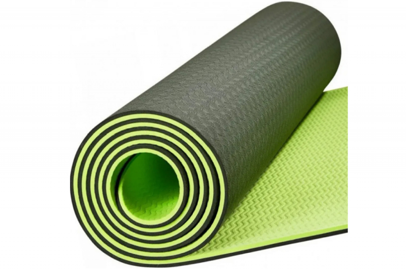 Коврик для йоги TPE 6мм, зеленый, двухсторонний Hasttings Digger HD22D1A-Green