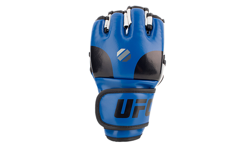 Перчатки MMA тренировочные с открытой ладонью S/M - BL UFC UHK-90077-82/UHK-69670