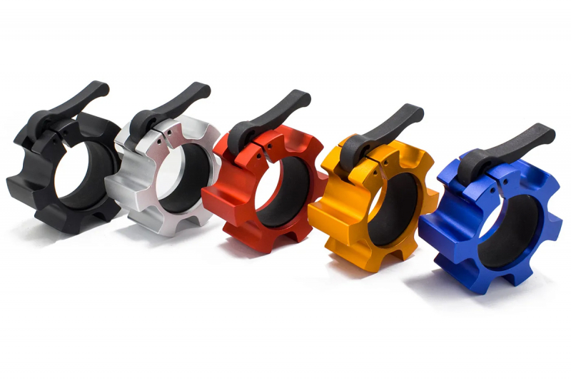 Замок алюминиевый черный для олимпийского грифа (пара) Hasttings Digger HD61D3-B