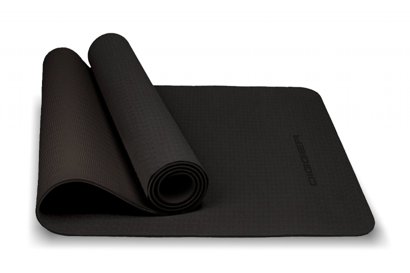 Коврик для йоги TPE 6 мм, черный Hasttings Digger HD22D1B-Black