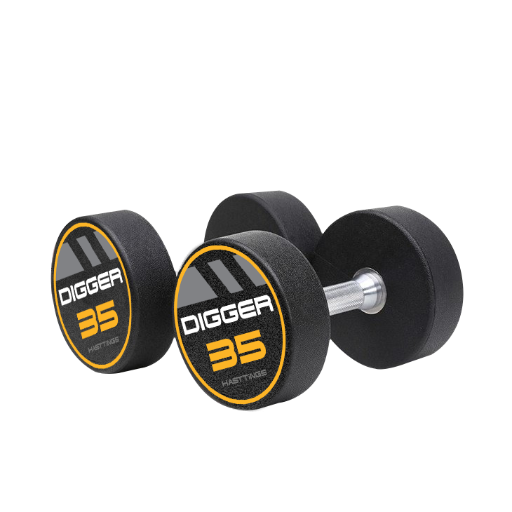 Комплект полиуретановых гантелей 10 пар от 12.5 до 35кг Hasttings Digger HD51D4C-12.5-35 HD51D4C-12,5-35