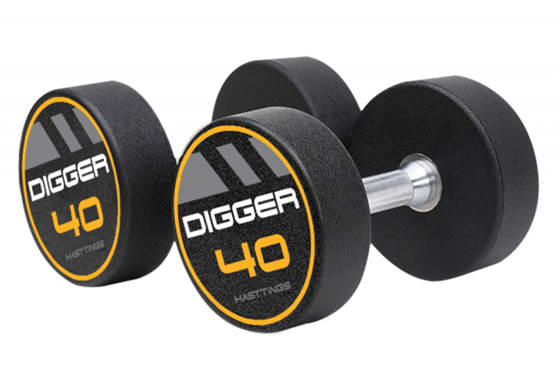 Комплект полиуретановых гантелей 5 пар от 37.5 до 47.5кг Hasttings Digger HD51D4C-37.5-47.5 HD51D4C-37,5-47,5