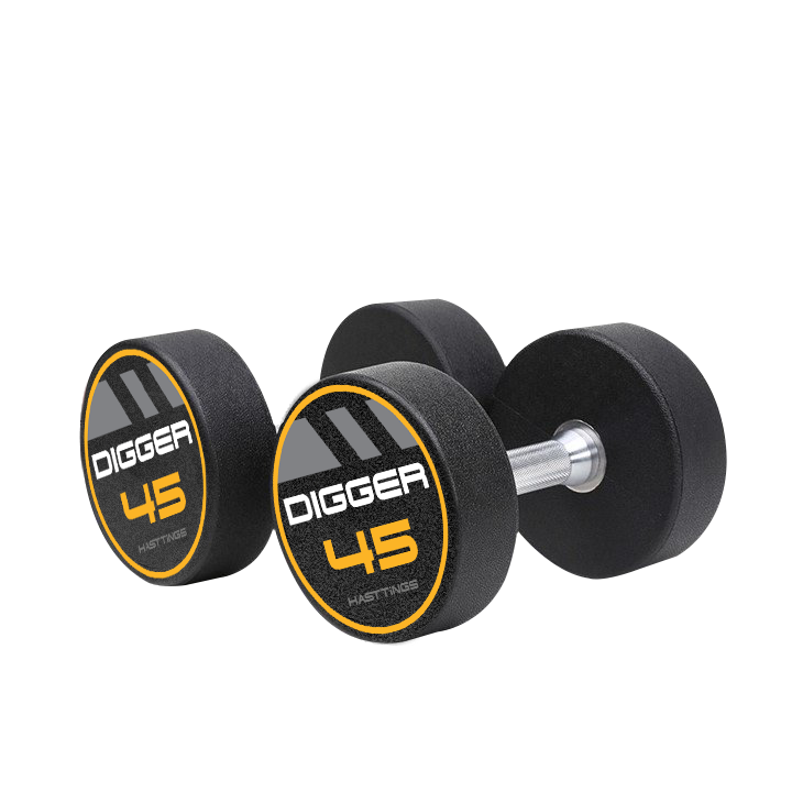 Комплект полиуретановых гантелей 5 пар от 37.5 до 47.5кг Hasttings Digger HD51D4C-37.5-47.5 HD51D4C-37,5-47,5
