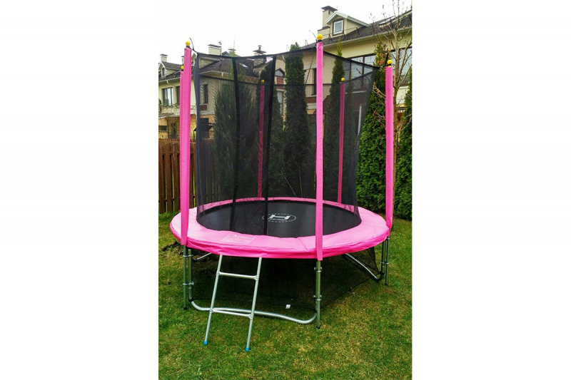 Батут с защитной сеткой Hasttings Classic Pink 2.44 м Pink 2,44