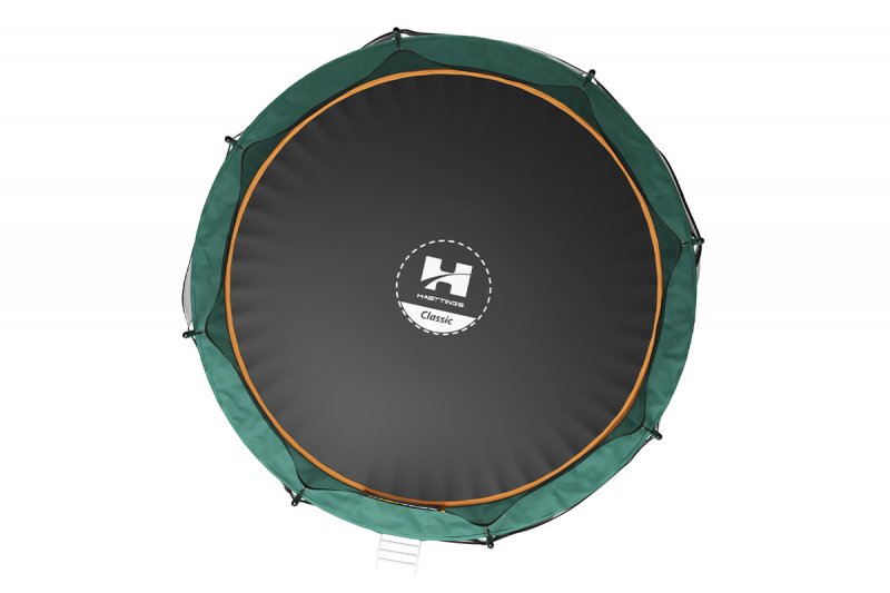 Батут с защитной сеткой Hasttings Classic Green 4.26 м Green 4,26