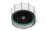 Батут с защитной сеткой Hasttings Classic Green 4.6 м Green 4,6
