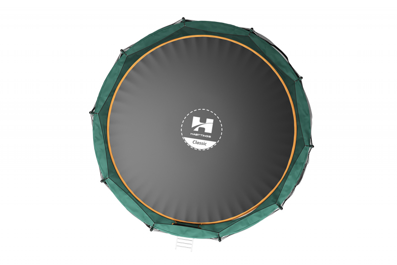 Батут с защитной сеткой Hasttings Classic Green 4.6 м Green 4,6