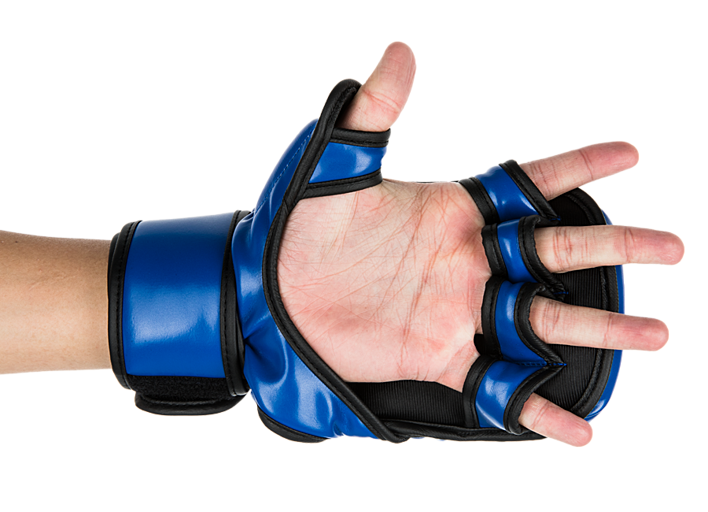 Перчатки MMA для спарринга UFC 8 унций синие S/M 90073-00/UHK-69147