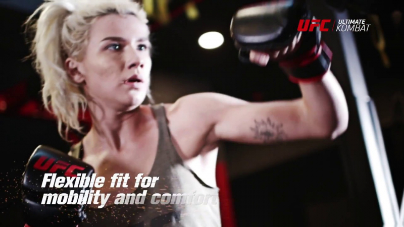 Перчатки MMA для спарринга UFC 8 унций синие S/M 90073-00/UHK-69147