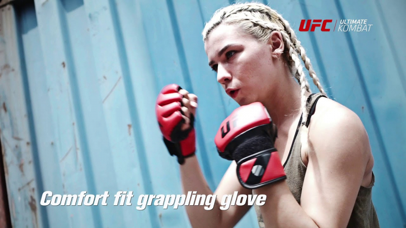 Перчатки MMA для грэпплинга UFC 5 унций красные L/XL 90072-40 / UHK-69140