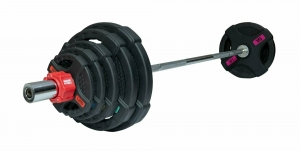 Штанга 83 кг (диски 50 мм с двумя хватами, гриф 180 см) Original FitTools FT-2HGSET-83-OB72