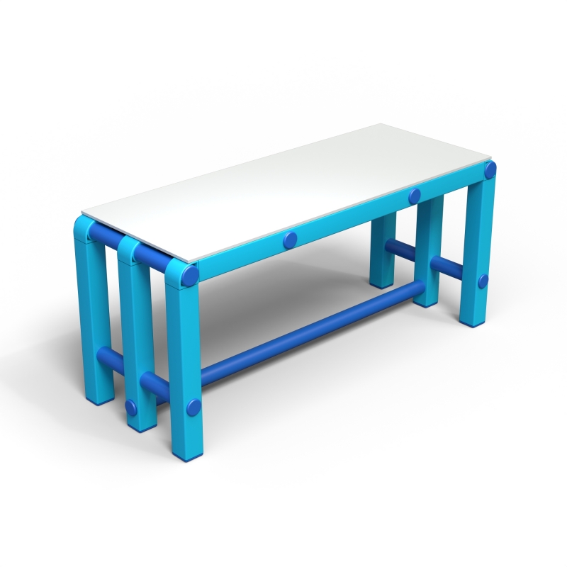 Скамейка Дельта-фитнес, 1000х376х450 мм. вариант 14 