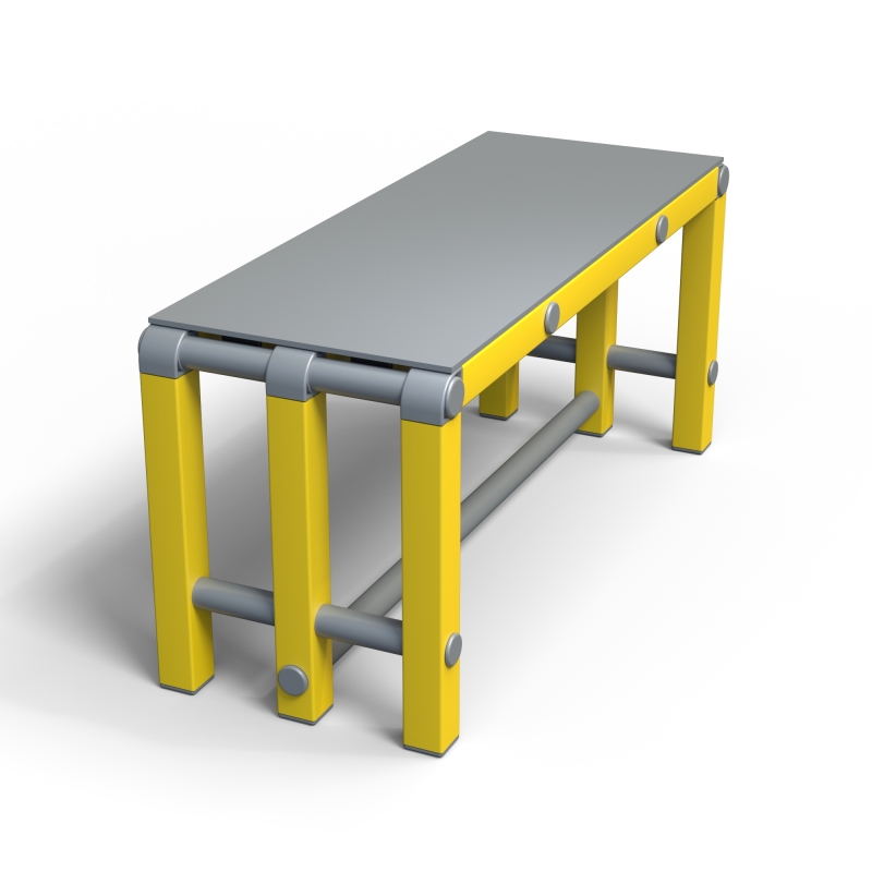 Скамейка Дельта-фитнес, 1000х376х450 мм. вариант 14