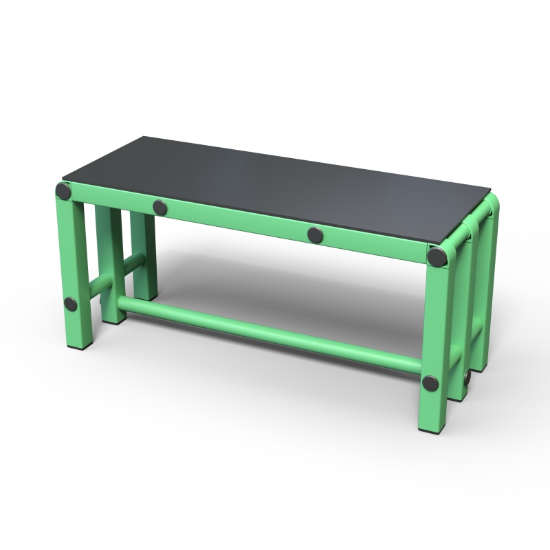 Скамейка Дельта-фитнес, 1000х376х450 мм. вариант 14 