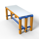 Скамейка Дельта-фитнес, 1000х376х450 мм. вариант 14