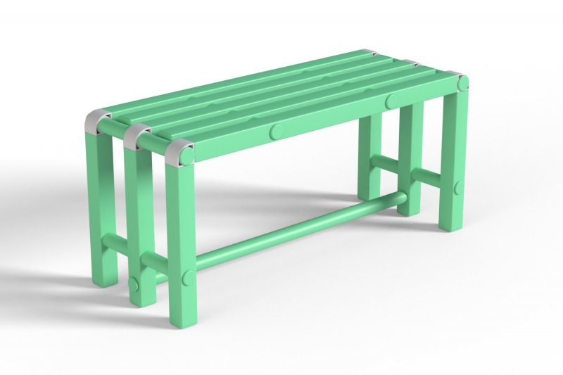 Скамейка Дельта-фитнес, 1000х376х450 мм. вариант 6