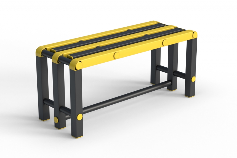 Скамейка Дельта-фитнес, 1000х376х450 мм. вариант 6