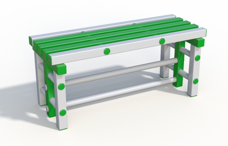 Скамейка Дельта-фитнес, 1000х420х450 мм. вариант 4