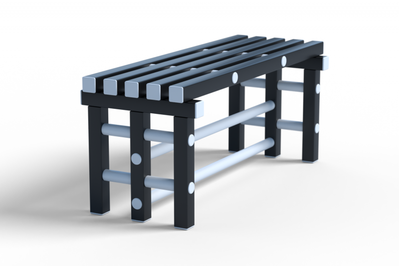 Скамейка Дельта-фитнес, 1000х420х450 мм. вариант 4