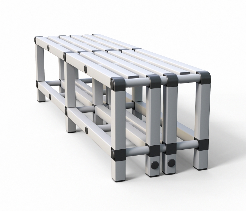 Скамейка Дельта-фитнес, 2000х420х450 мм. вариант 15