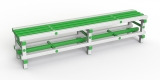 Скамейка Дельта-фитнес, 2000х420х450 мм. вариант 1