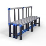 Скамейка спинка Дельта-фитнес, 1300х450х800  мм. вариант 11