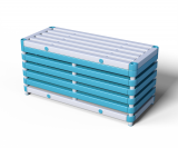 Скамейка ящик Дельта-фитнес, 1100х475х500 мм. вариант 2