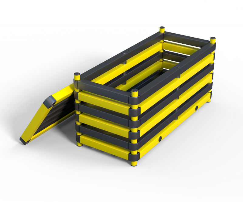 Скамейка ящик Дельта-фитнес, 1100х475х500 мм. вариант 2