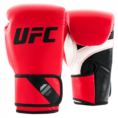 Перчатки тренировочные для спарринга UFC Pro Fitness красные - 16 Oz UHK-75033