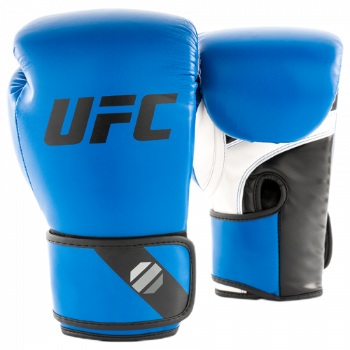 Перчатки тренировочные для спарринга UFC Pro Fitness голубые - 16 Oz UHK-75037