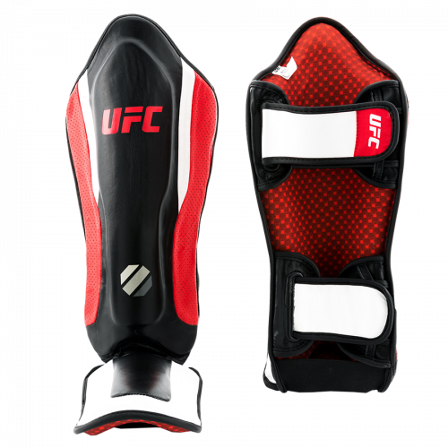 Защита голени с защитой подъема стопы UFC черная - L/XL UHK-69980