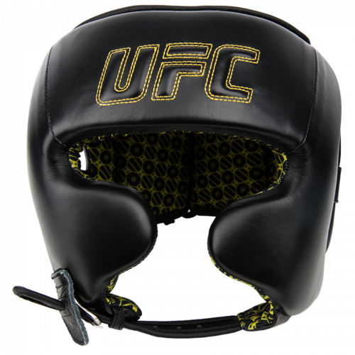 Шлем с защитой щек на шнуровке UFC черный - S\M UHK-75054