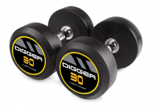 Комплект обрезиненных гантелей 5 пар от 27.5 до 37.5 кг HD51D2A-27.5-37.5 Digger HD51D2A-27,5-37,5